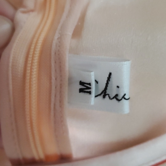 Chicwish embroidered pink mesh floral short dress Medium (fits size small) prom - Picture 12 of 16